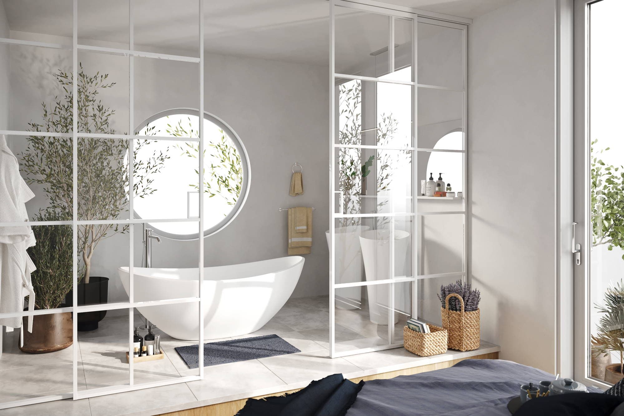 Алюминиевые перегородки Profil Doors