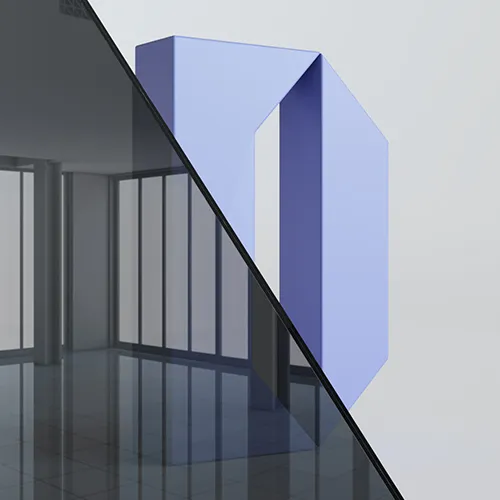 Стекло Черное тонированное — Межкомнатная дверь Profil Doors 1 AG