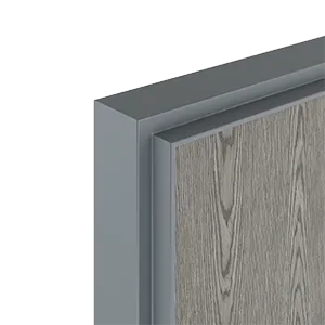 Цвет профиля Серебро, Межкомнатная дверь Profil Doors 9VT