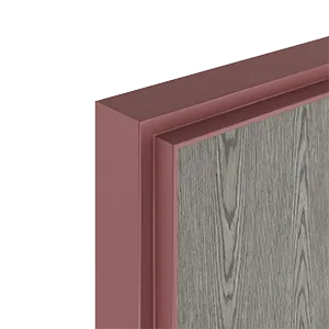 Цвет профиля Красный антрацит, Межкомнатная дверь Profil Doors 9VT