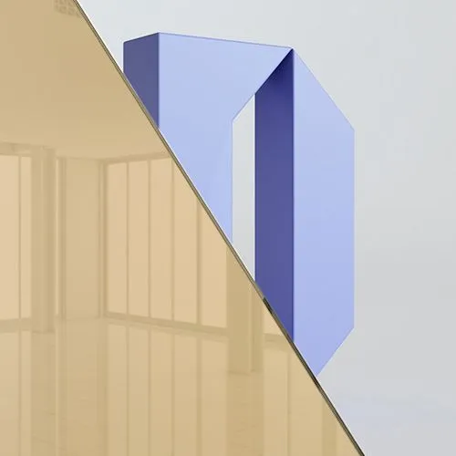 Стекло Бежевый триплекс — Межкомнатная дверь Profil Doors 6AV.O