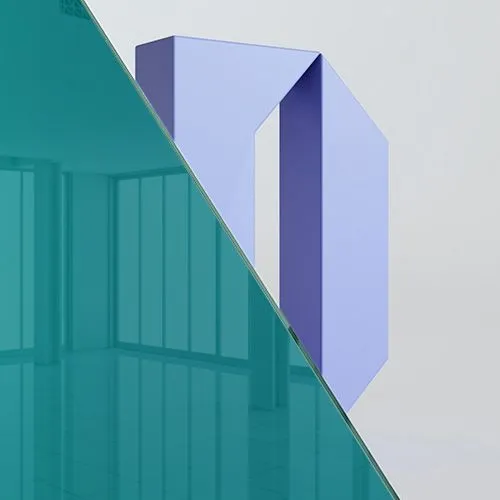 Стекло Бирюзовый триплекс — Межкомнатная дверь Profil Doors 6AV.O