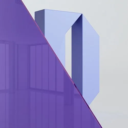 Стекло Лаванда триплекс — Межкомнатная дверь Profil Doors 6AV.O