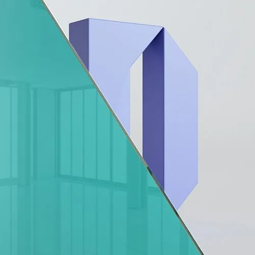 Стекло Мята триплекс — Межкомнатная дверь Profil Doors 6AV.O