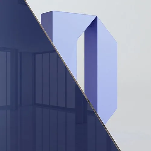 Стекло Темно-синий триплекс — Межкомнатная дверь Profil Doors 6AV.O
