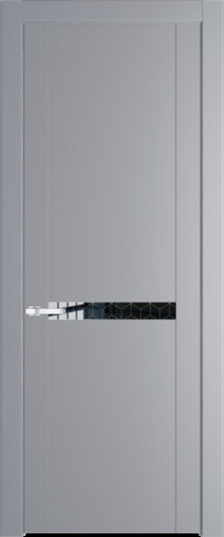 Межкомнатная дверь Profil Doors 1.4 P Лоран узор золото Смоки (RAL 870-02)