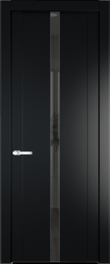 Межкомнатная дверь Profil Doors 1.8 P Зеркало серое Блэк