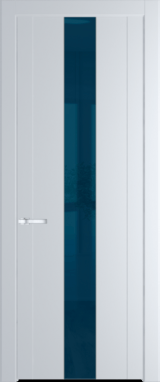 Межкомнатная дверь Profil Doors 1.9 P Зеркало синее Вайт (RAL 110 96 02)