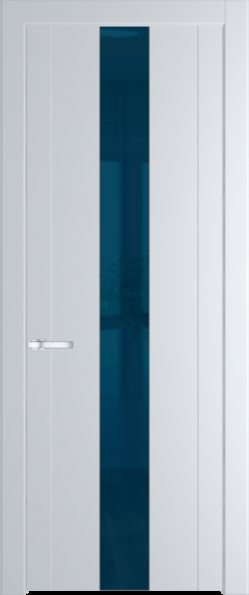 Межкомнатная дверь Profil Doors 1.9 P Зеркало синее Вайт (RAL 110 96 02)
