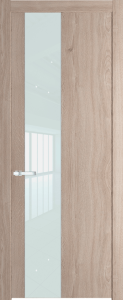 Межкомнатная дверь Profil Doors 19 NW Lacobel Белый лак Дуб Сонома
