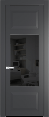 Межкомнатная дверь Profil Doors 1.3.3 PD Черное тонированное Графит (Pantone 425С)