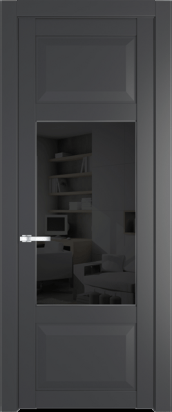 Межкомнатная дверь Profil Doors 1.3.3 PD Черное тонированное Графит (Pantone 425С)