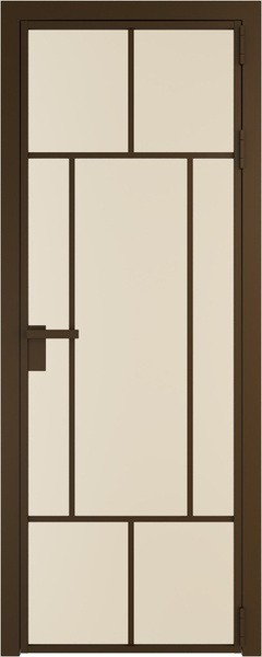 Алюминиевая дверь Profil Doors 10 AG Деорэ Монохром жемчуг
