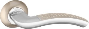 Ручка Punto (Пунто) раздельная R.TL54.LOGICA (LOGICA TL) 105mm SN/CP-3 матовый никель/хром