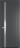Межкомнатная дверь Profil Doors 1.2 P Lacobel Серебряный лак Графит (Pantone 425С)