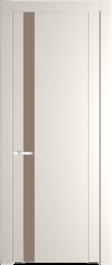 Межкомнатная дверь Profil Doors 1.2 P Монохром капучино Перламутр белый