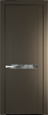 Межкомнатная дверь Profil Doors 1.4 P Атриум серебро Перламутр бронза