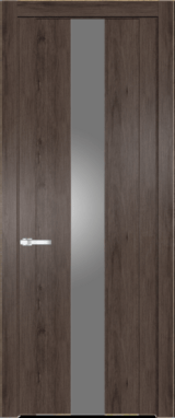 Межкомнатная дверь Profil Doors Orange 1.9N.O Дуб Тобакко Монохром серебро (серебро матлак)
