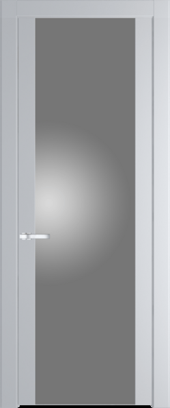 Межкомнатная дверь Profil Doors 1.7 P Lacobel Серебряный лак Лайт Грей (RAL 870-01)