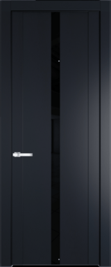 Межкомнатная дверь Profil Doors 1.8 P Lacobel Черный лак Нэви Блу (RAL 7016)