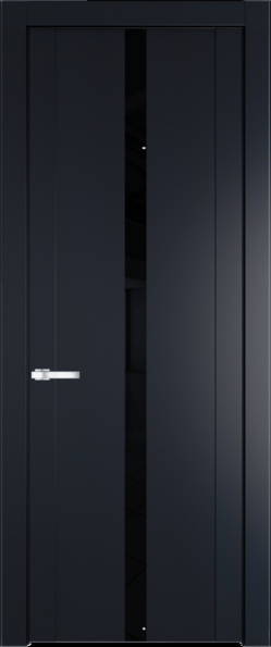 Межкомнатная дверь Profil Doors 1.8 P Lacobel Черный лак Нэви Блу (RAL 7016)