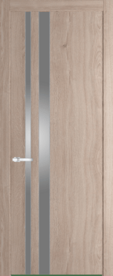 Межкомнатная дверь Profil Doors 20 NW Монохром серебро (серебро матлак) Дуб Сонома
