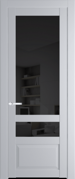 Межкомнатная дверь Profil Doors 2.5.4 PD Лайт Грей (RAL 870-01) Черное тонированное