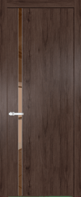 Межкомнатная дверь Profil Doors 21 NW Зеркало бронзовое Дуб Тобакко