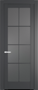Межкомнатная дверь Profil Doors 4.1.2 (p.8) Графит (Pantone 425С) Графит