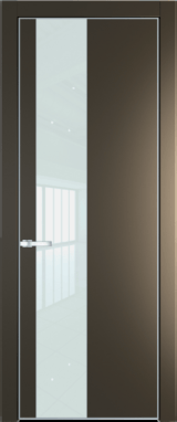Межкомнатная дверь Profil Doors Orange 19 PE.O Монохром белый просветленный Сэнд Серебро