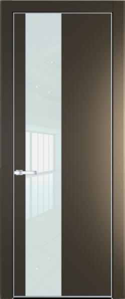 Межкомнатная дверь Profil Doors Orange 19 PE.O Монохром белый просветленный Сэнд Серебро