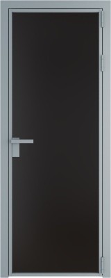 Алюминиевая дверь Profil Doors 1 AG Серебро Монохром черный