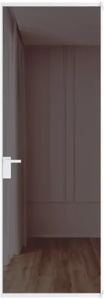 Алюминиевая дверь Profil Doors 1AT Вайт Золотистая бронза
