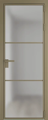 Алюминиевая дверь Profil Doors 13 AG Шампань Матовое