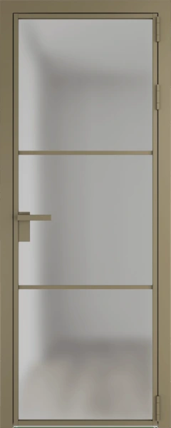 Алюминиевая дверь Profil Doors 13 AG Шампань Матовое