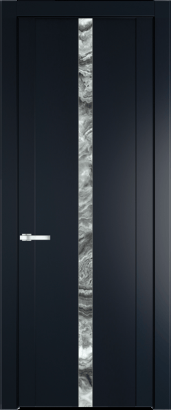 Межкомнатная дверь Profil Doors 1.8 P Атриум серебро Нэви Блу (RAL 7016)