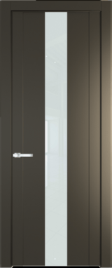 Межкомнатная дверь Profil Doors 1.9 P Белый лак Перламутр бронза