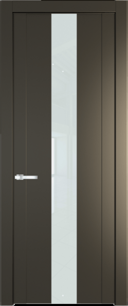 Межкомнатная дверь Profil Doors 1.9 P Белый лак Перламутр бронза