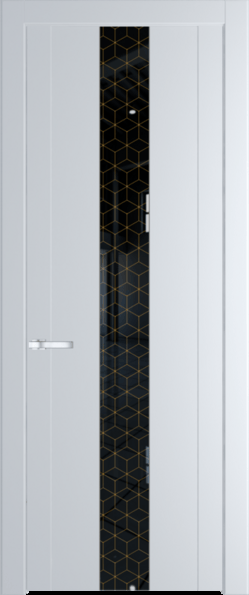 Межкомнатная дверь Profil Doors 1.9 P Лоран узор золото Вайт (RAL 110 96 02)