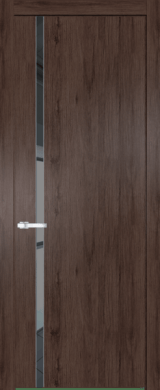 Межкомнатная дверь Profil Doors 21 NW Зеркало серое Дуб Тобакко