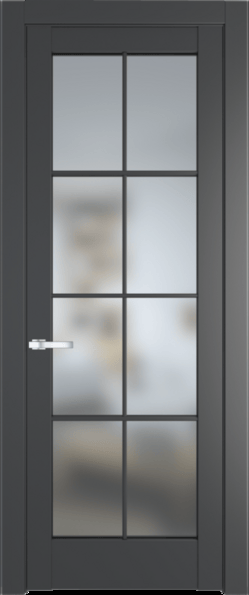 Межкомнатная дверь Profil Doors 4.1.2 (p.8) Графит (Pantone 425С) Матовое