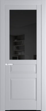 Межкомнатная дверь Profil Doors 4.5.3 PD Лайт Грей (RAL 870-01) Черное тонированное