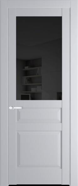 Межкомнатная дверь Profil Doors 4.5.3 PD Лайт Грей (RAL 870-01) Черное тонированное
