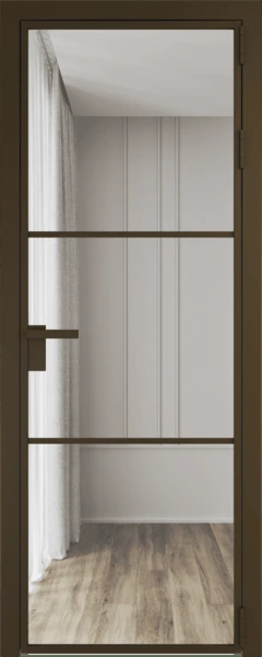 Алюминиевая дверь Profil Doors 13 AG Деорэ Прозрачное