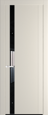 Межкомнатная дверь Profil Doors 1.2 P Черный лак Кремовая Магнолия (RAL 120-04)