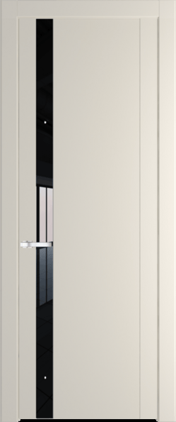 Межкомнатная дверь Profil Doors 1.2 P Черный лак Кремовая Магнолия (RAL 120-04)