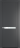 Межкомнатная дверь Profil Doors 1.4 P Белый лак Графит (Pantone 425С)