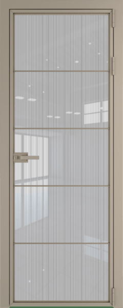 Алюминиевая дверь Profil Doors 5AX Никель матовый Страйп