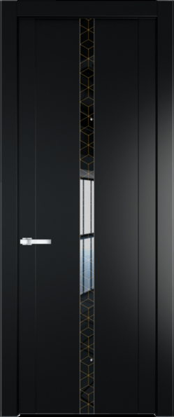 Межкомнатная дверь Profil Doors 1.8 P Лоран узор золото Блэк