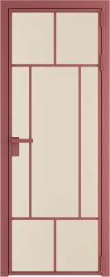 Алюминиевая дверь Profil Doors 10 AG Красный антрацит Монохром жемчуг